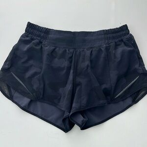 Lululemon Black Camo Hotty Hot Shorts